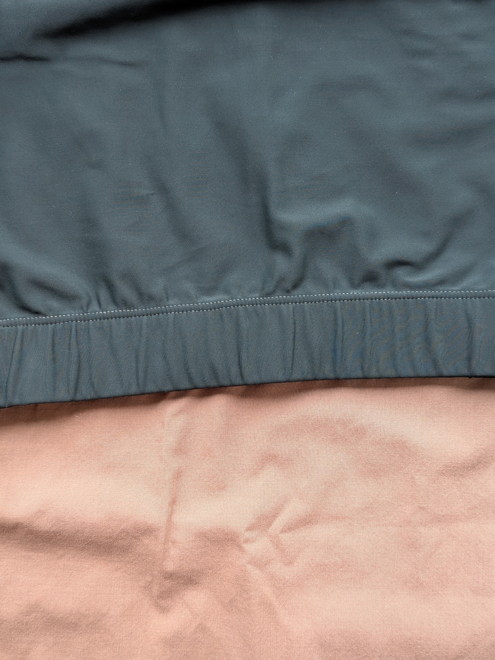 HikerKind Women's Deep Teal Cropped Tank with Elastic Hem - Picture 6 of 7